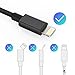 TimKong iPhone Charger Cable MFi Certified 3Packs [3FT 6FT 6FT] to USB Charging & Syncing Charger Cord Nylon Braided with iPhone X/8/8 Plus/7/7 Plus/6/6 Plus/iPad and More (Black)