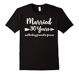 30th Wedding Anniversary Gift T-Shirt for Him Her Couples