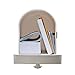 Gibraltar Mailboxes Laurel Medium Capacity Rust-Proof Plastic White, Post-Mount Mailbox, LM11000W