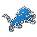 FANMATS 60455 Detroit Lions Heavy Duty Aluminum Embossed Color Emblem, Auto Emblem Decal