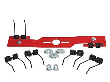 Kraftharke 45cm + 2 Paar Ersatzfedern Vertikutierer Moosentferner Entmooser