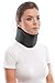 Orthopedic Cervical Collar, Medical Device Neck Support - Helper Brace Cervical Collar, Holder Neck, Pediatric Protector Nerve Pillow for: Women, Men, Childs. 100% Cotton Material (Black, Medium)
