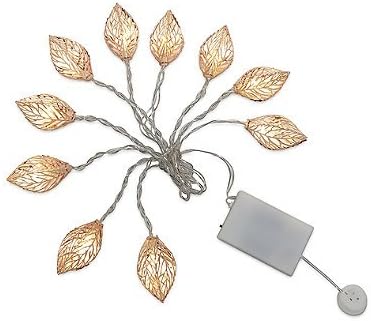 Loft Living 10-foot Decorative Novelty Leaves String Lights in Copper