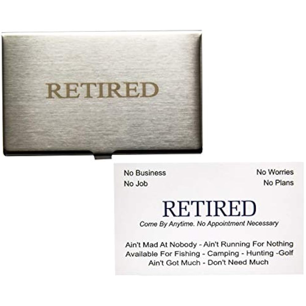 Funny Business Cards For Retirees - The 20 Funniest Business Cards Of