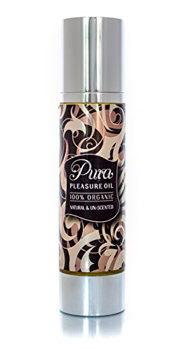 2 in1 Ultra Nourishing, Organic Massage Oil and Healthiest Lubricant for Sex (Natural Scent)