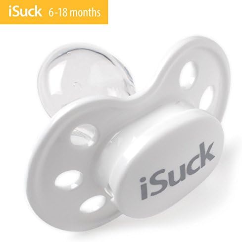 iSuck - BPA Free Silicone Orthodontic Pacifier 6-18 months • Baby Shower Gifts - Funny Pacifiers