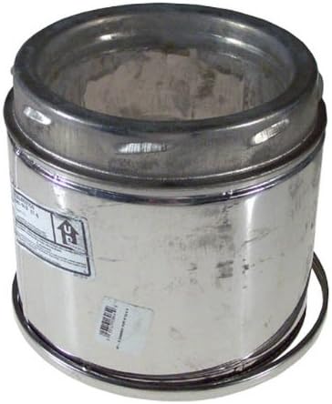 Selkirk Metalbestos 8UT-18 Ultra-Temp Type Ht Insulated Chimney Pipe, 8 In X 18 In, Stainless Steel, 8" x 18"