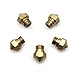 Witobt MK10 M7 0.4mm Extruder Upgrade Brass Wear Resistant Nozzle for Makerbot RepRap 3D Printer (Pack of 5pcs)