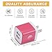 IVELLTARE USB Wall Charger, 4-Pack 2.1A Dual Port USB Cube Charger Plug Power Adapter Charging Block Compatible with iPhone Xs/XR/Xs Plus/X, 8/7/6 Plus, Samsung, LG, Moto, Android Phones More
