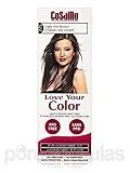 CoSaMo - Love Your Color Non Permanent Hair Color 775 Light Ash Brown - 3 oz NEW PACKAGING Like Clairol , L'Oreal , Garnier , John Frieda , Nice n Easy , Revlon haircolor ... No PPD or No Ammonia ! Paraben FREE ! PPD FREE ! No Peroxide ! Peroxide Free ! #1 RATED BEST HAIR COLOR ! Most Popular Haircolor ! MADE IN USA