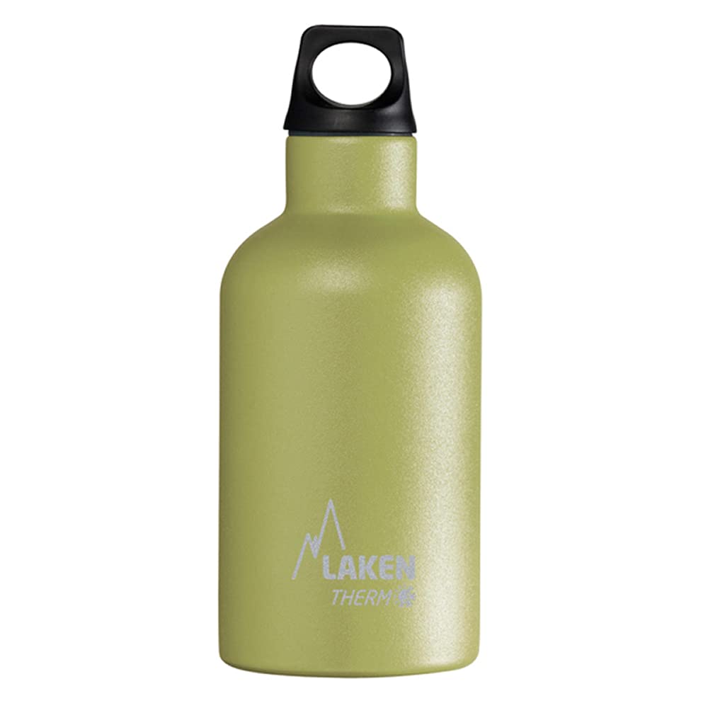 Laken Futura 18/8 Stainless Steel Double Wall Vacuum Insulated Flask Khaki 350ml