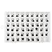 AHL 9.48mm O.D. 1.20mm-4.00mm Thick Adjustable Valve Shim Kit for Honda CRF450R CRF450 R 2002-2012 (52pcs)