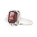 BL Jewelry Vintage Style Sterling Silver Emerald Cut Genuine Mozambique Garnet Ring (1.7 CT.T.W) (9)