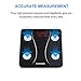 Scales Digital Weight & Body Fat ESHOWEE Bmi Bluetooth Scale Digital Bathroom Wireless Weight Scale Body Composition Analyzer App, Black