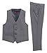 2 Piece Kids Boys Gray Vest and Pants Formal Set, 2T