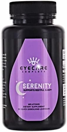 Eye Care Complete - Serenity, Helps Support Eye Health and Natural Sleep, 90 Quick Dissolving Lozenges