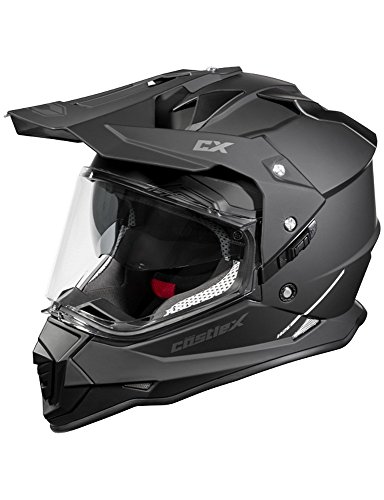 Castle Mode SV Solid Dual Sport Helmet Matte Black MD