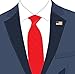 American Flag USA Patriotic Enamel Diestruck Lapel Pin Gold Tone Metal Value Pack 13 Stripes 50 Stars