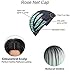 aSulis Ombre Long Natural Straight Black Roots Mint Green Ombre Synthetic Wigs for Women Middle Parting wigs 28