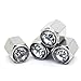 4PCS of Stanniz(TM) Shinny Bling Rhinestone Crystal Chrome Tire Valve Stem Caps - Clear