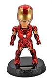 Iron Man Marvel Avengers 5-Inch Solar Powered Bobble-Head Action Relaxation Toy For Car Home Office.Limited Edition.