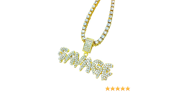 Exo Jewel CZ Diamond Bubble Word Savage 