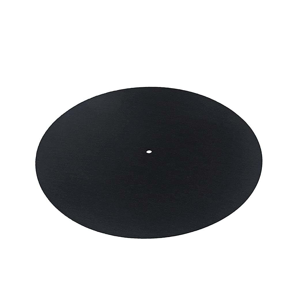 Alnicov Turntable Platter wool Mat 11.6 inchs Audiophile Pad Anti-static LP Players Anti-vibration
