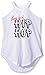 Gia-Mia Dance Girls' Big Love and Hip Hop Tee, White, Large