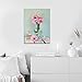 Flower Artwork Bathroom Wall Art 1 Panels Modern vase of Flowers Bathroom Bedroom Kitchen Home Wall Decor Canvas Print Pictures Perfume Vase Flower Arrangement Pink ad White Flower 12
