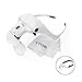 gerleek Headband Magnifier Head-Mounted with 2 LED Light- Hands Free Headband Magnifying Glasses Loupe Visor for Electronics, Crafts, Watch Repair, Jewelry, Hobby: 1.0X, 1.5X, 2.0X, 2.5X, 3.5X