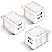 STELECH USB Wall Charger, 3-Pack 2.1A Dual Port USB Power Adapter Wall Charger Plug Charging Block Cube Compatible with Phone Xs Max/Xs/XR/X/8/7/6 Plus/5S/4S, Samsung, LG, Kindle, Android Phone -White