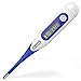 Dr.meter FDA Approved Body Temperature Thermometer, Fast Reading Digital Thermometer for Oral, Rectal and Underarm Using with Fever Indicator and Flexible Tip for Human Body and Pets