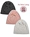 Night Sleep Cap Chemo Hat - Grey Black Women Soft Slouchy Beanie Bamboo Summer Cancer Headwear Hair Cover Lightweight Light Thin Cancer Headwear Gift