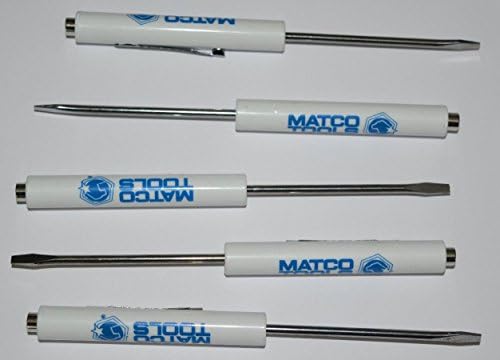 TOP Satisfied PROMOTIONAL MATCO TOOLS POCKET FLAT SCREWDRIVER WITH MAGNET TOP TOOL 5xPCS NEW