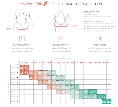 The Dairy Fairy Arden- All-in-One Nursing and Hands-Free Pumping Bra, Nude, X-Large