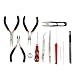 Wisehands Professional Jewelry Making Kit Jewelry Pliers for Jewelry Crafting and Jewelry Repair with Zipper Storage Case