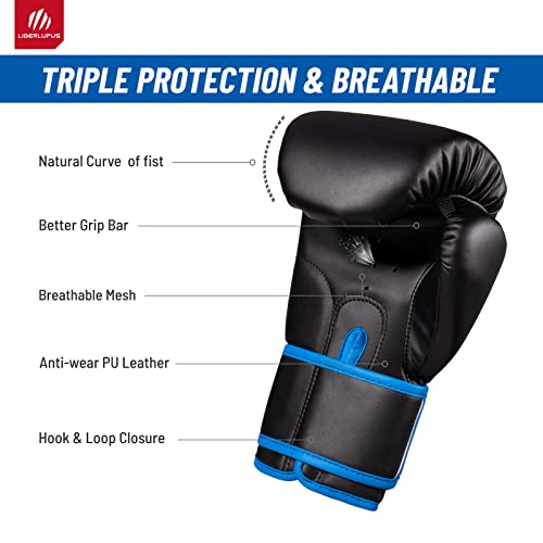 Liberlupus Kids Boxing Gloves, Boxing Gloves for Kids 315, Youth