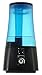 PureGuardian 2-Gallon Ultrasonic Warm and Cool Mist Humidifier with UV-C, Aromatherapy Tray, 100 Hours. Run Time, Covers 380 Sq. Ft., Quiet, Filter Free, Blue/Black, H5450BCA