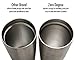 Zero Degree Stainless Steel Tumbler with Lid, Double Wall Vacuum Insulated Travel Mug for Hot and Cold Drink (20oz 2 Pack)