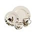 Paula Deen Dinnerware 16-Piece Stoneware Dinnerware Set, Southern Rooster