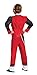 Power Rangers Ninja Steel Muscle Costume, Red, Medium (7-8)