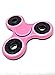 Fidget Cube + Fidget Hand Spinner 3 PC Set Pink White Combo Bulk Multiple Tri-Spinner EDC Stress Desk Classroom Fidgeting Brain Focus Desk Toy Reliever Autism Kids Adults Relax 2 Spinners