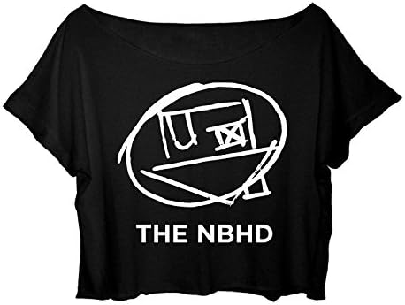 Banosin Women's Crop Top The Neighbourhood Shirt Best Women Logo Tshirt