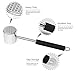 K BASIX Meat Tenderizer Hammer Tool, Rust Proof Meat Hammer, Heavy Duty Meat Pounder, Comfort Grip Handle, Dual Sided Meat Mallet for Flatten & Pound Beef Veal Lamb Chicken Steak, Dishwasher Safe
