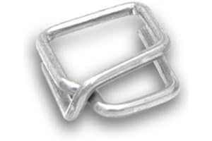CONTINENTAL WESTERN CORPORATION Metal Buckles for Plastic Strapping - 1/2" (Pack of 1000 Buckles)