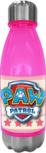 Paw Patrol Girl Tritan Bottle with Stainless Steel Cap &amp; Lid 500ml - Drinkware Water Bottle for Kids - Break Resistant and BPA Free