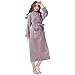 Richie House Women's Plush Soft Warm Fleece Bathrobe Robe RH1591
