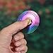 Evermarket New EDC Hand Spinner Metal Fidget ADHD Focus Toy Ultra Durable High Speed Anxiety Relief Toys,Rainbow Color