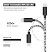 Sharllen Cord 5Pack[3/3/6/6/10FT] Nylon Braided Cell-Phone Charging Cable USB Fast Charging & Syncing Long Cord,iPhone Charger Compatible iPhone XS/Max/XR/X/8/8P/7/7P/6/iPad/iPod Black&White
