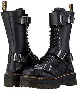 1914 platform strap tall boots